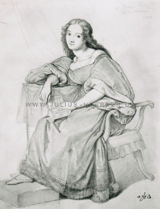 1828 Pauline Bendemann | JULIUS HÜBNER