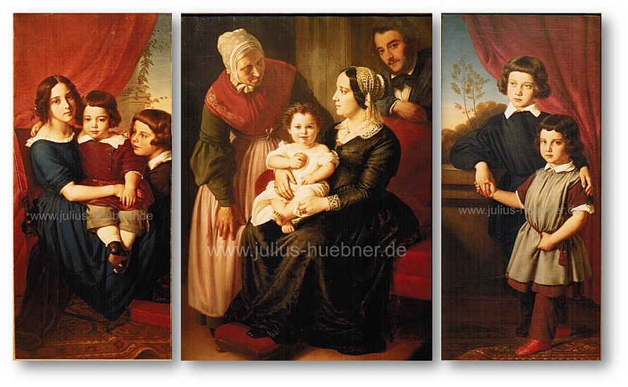 1850 Das vollständige Triptychon
